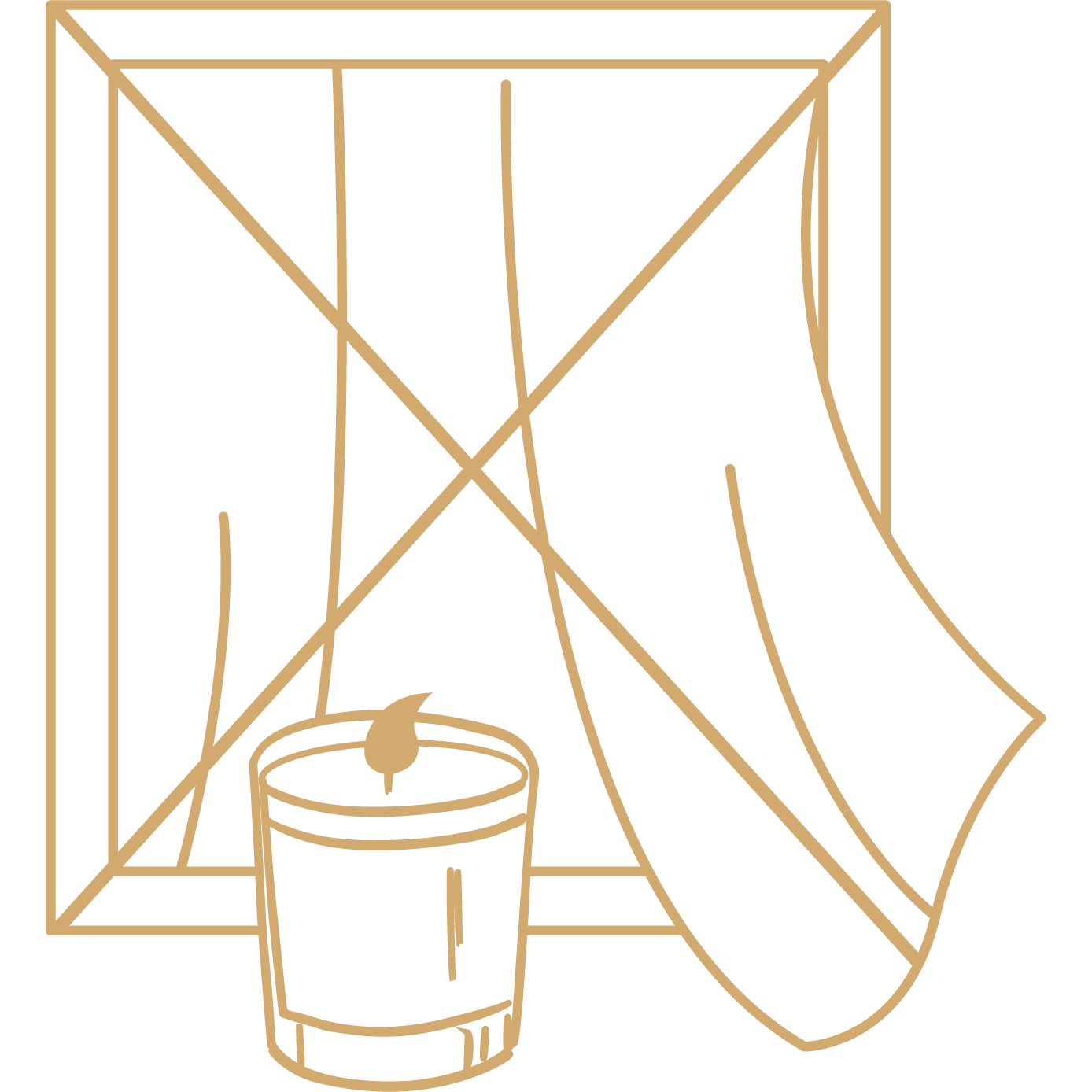 Be sure to place your candle away from wind and drafts